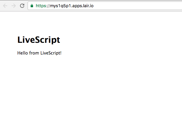 LiveScript example screenshot